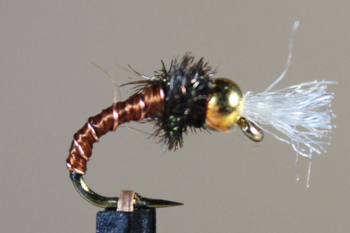 root beer midge fly pattern