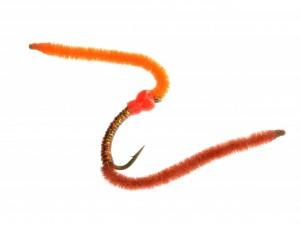 Eric’s Firebead Sparkle Worm Brown Orange Sku: CFFW1030 Sizes: 12